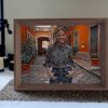 8inch-8x6 horizontal brown frame I Art & Personalized